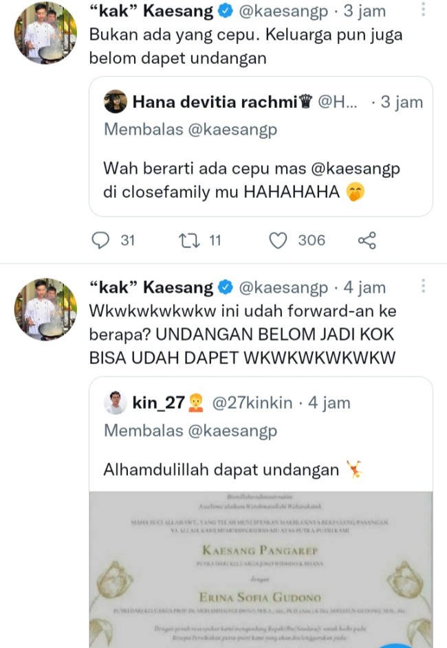 Cuitan Kaesang