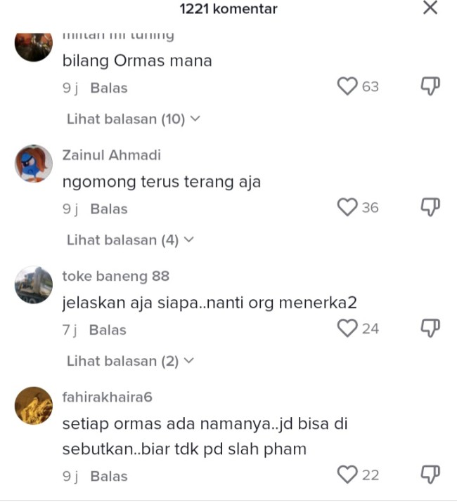 Komentar netizen 