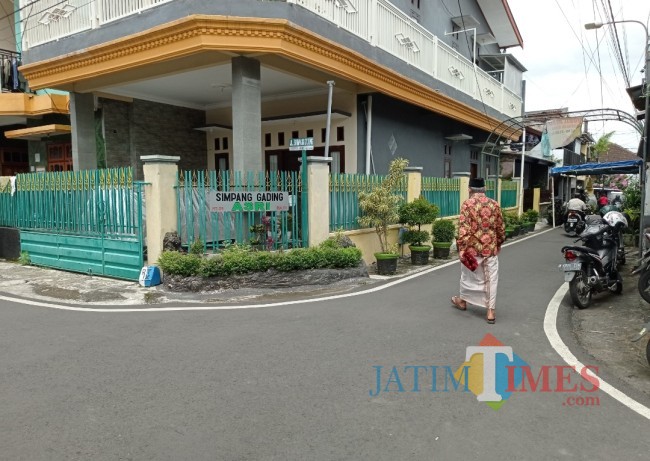 Lokasi terjadinya pengejaran di Jalan Simpang Gading, Kota Malang (foto: Hendra Saputra/JatimTIMES) 