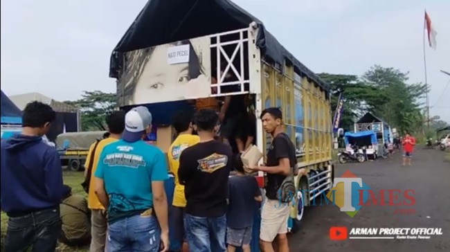 Salah satu truck yang menjadi inspirasi di Kopdar KTM ke 4. Minggu (4/12/2023). (Foto: Youtube: Arman Project Official)