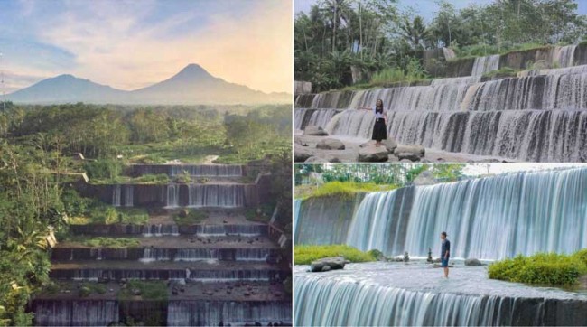 Wisatawan yang mengambil foto dengan spot pemandangan yang eksotis, Senin, (06/03/2023). (Foto: liburanyuk.co.id)