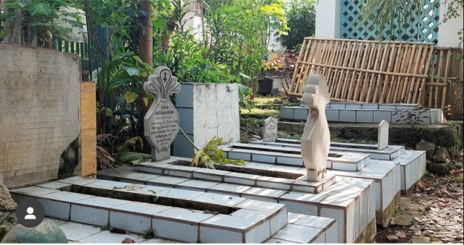 Makam Radja Boerhannoedin Tahun 1956.