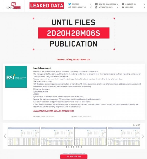 Data 15 Juta Nasabah BSI Diduga Dicuri Hacker Ransomware, Berikut ...