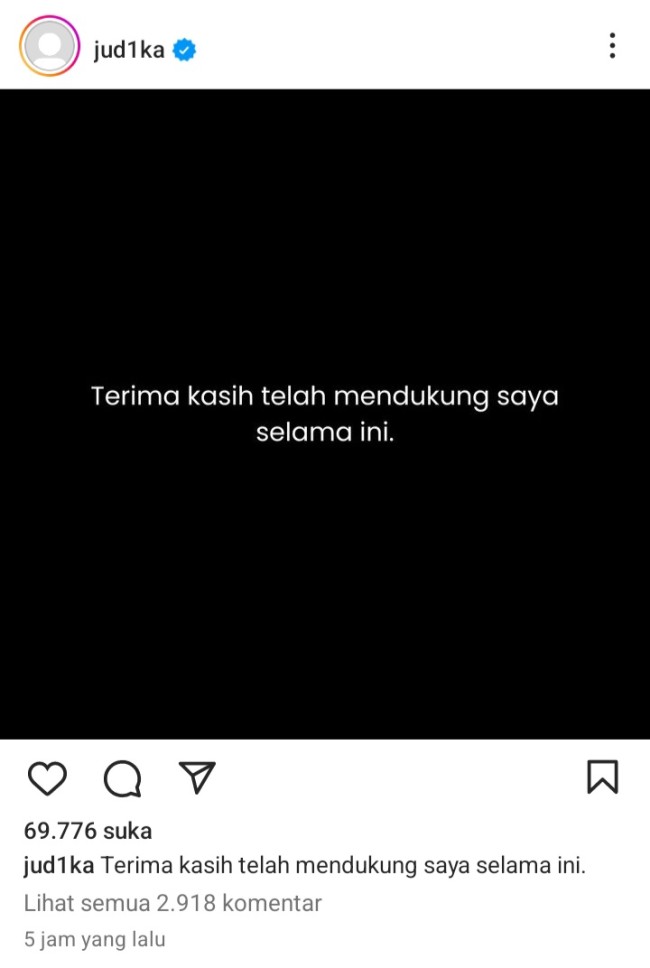 Postingan Judika