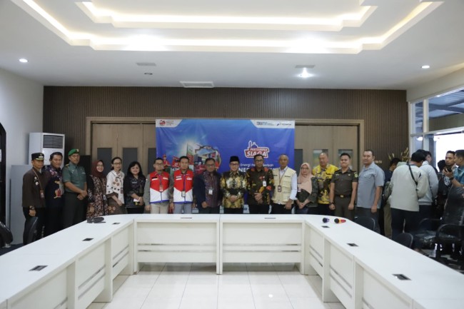 Walikota Malang Sutiaji bersama TPID dan Pertamina saat rakor terkait distribusi LPG