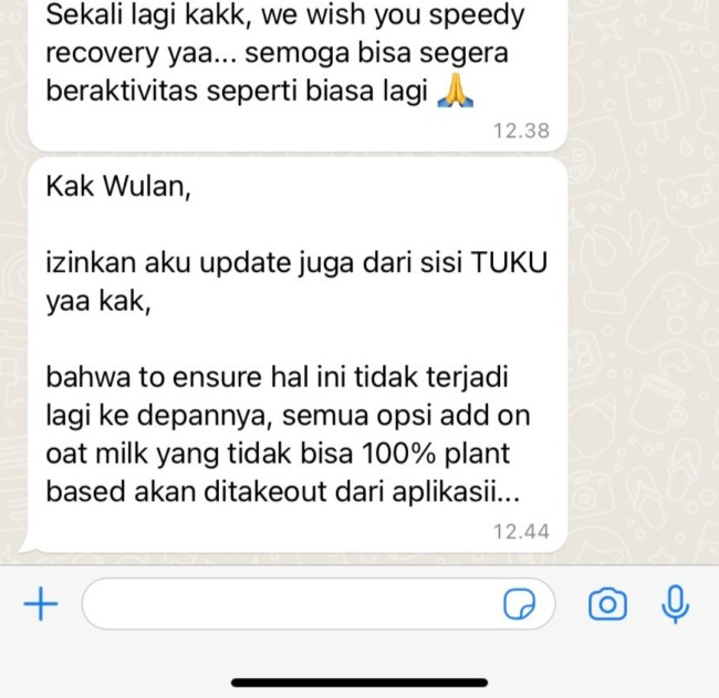 Permintaan maaf dari Kopi Tuku. (Foto: Twitter)