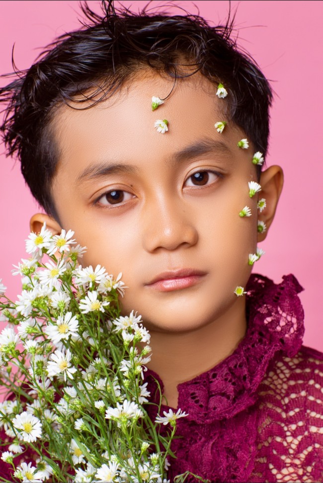 Close up model cilik asal Malang  Darrel Haidar El Fatih. (Foto: Istimewa)