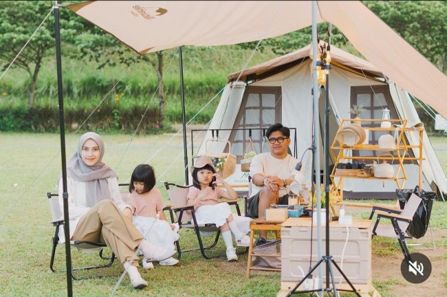 Korean Glamping by Bromo Trip Malang ala Korea Selatan. (Foto: Instagram)