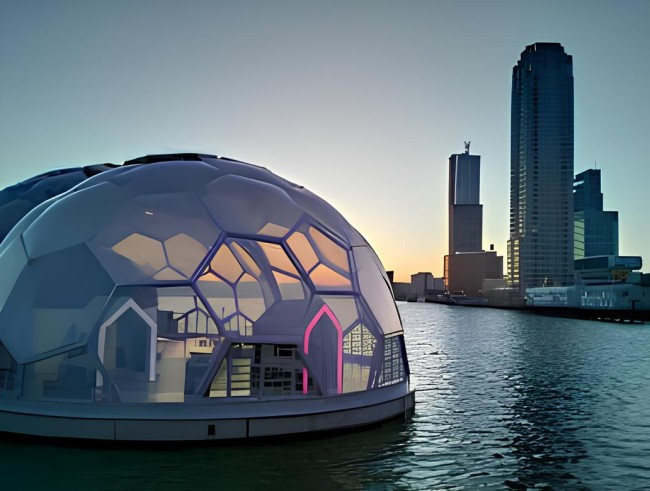 Floating Pavilion - Rotterdam, Belanda (Foto : Nesa Tasya)