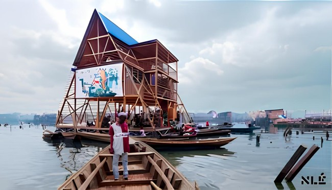 Makoko Floating School - Lagos, Nigeria (Foto : NLE)