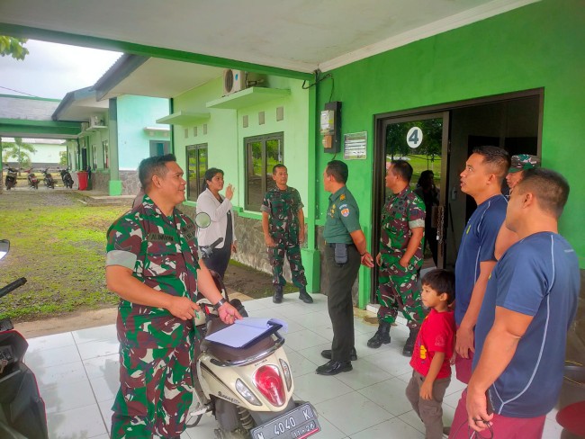 Pengecekan validasi rekening listrik di Yonkes, Menarmed, Kostrad, Infantri dan untuk Angkatan Udara berlokasi Lanud Abdurrahman Saleh. (Foto: istimewa)