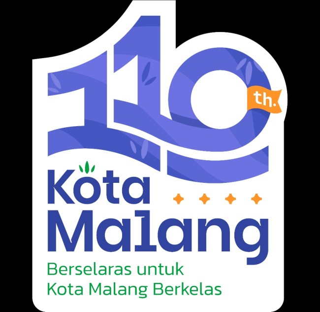 Logo HUT 110 Kota Malang didesain oleh Moch Aan Mahfudzi. (Foto: istimewa)