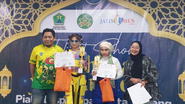 Pemenang kategori kelas 4-6 fashion show. (Foto: Binti N Rosidah/JatimTIMES)