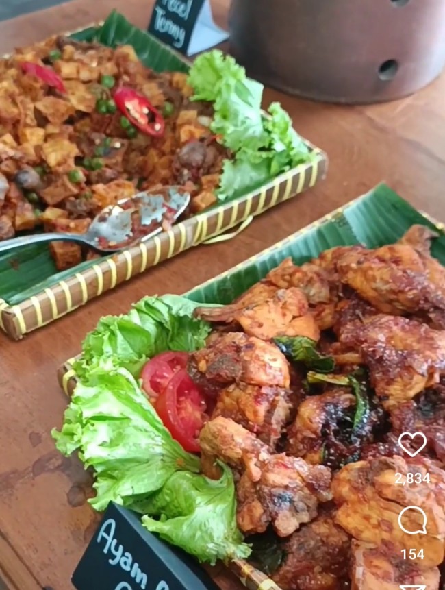 Menu All You Can Eat di Sambat Luwe Malang. (Foto: Instagram Sambat Luwe)