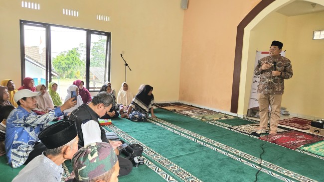  Suasana peresmian masjid Baitul Muttaqin di Wajak, Kabupaten Malang. (Foto: istimewa)