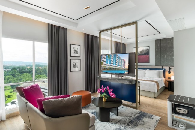 Suasana salah satu kamar Swiss-Belinn Malang. (Foto: istimewa)