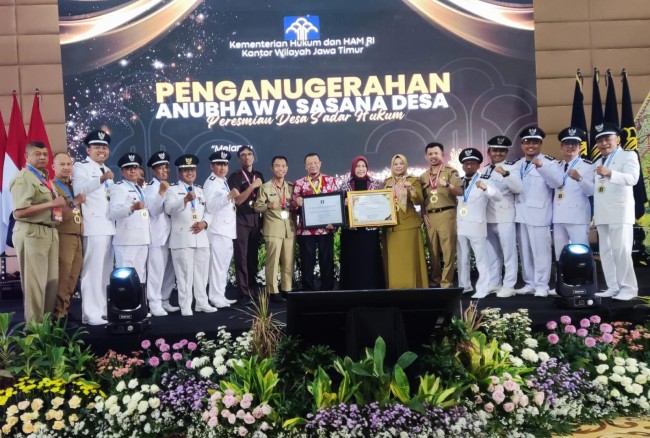 Kelurahan di Kota Malang yang mendapat penghargaan (foto: istimewa)