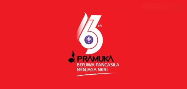 Logo perayaan Hari Pramuka ke-63. (Foto: istimewa)