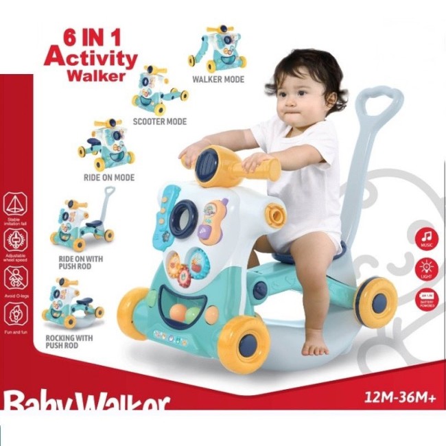 Push walker yang bisa berganti-ganti mode. (Foto: X)