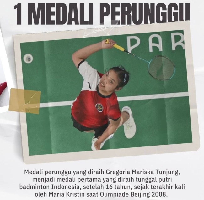 1 medali perunggu. (Foto: Kemenpora)