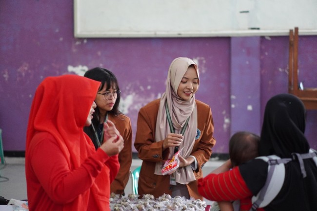 program Dapur Sehat juga membantu menyediakan menu gizi seimbang bagi balita. (Foto: istimewa)