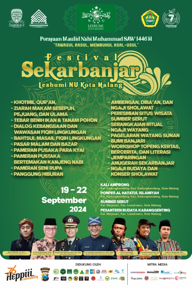 Rangkaian acara Festival Sekarbanjar 2024. (Foto: istimewa)