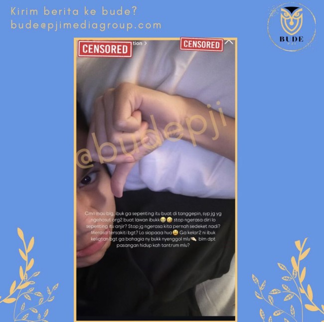 Salah satu story Azizah yang diduga menyindir Rachel Vennya. (Foto X) 