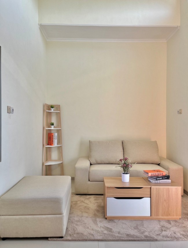 Furnitur bagian dalam rumah contoh New Cluster Nagari Singosari, Malang. (Foto: istimewa)