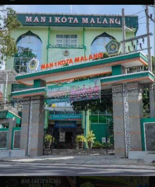 MAN 1 Kota Malang. (Foto istimewa) 