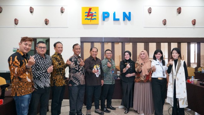 Acara ngopi bareng PLN Malang Tahes Club Di Kantor PLN. (Foto istimewa) 