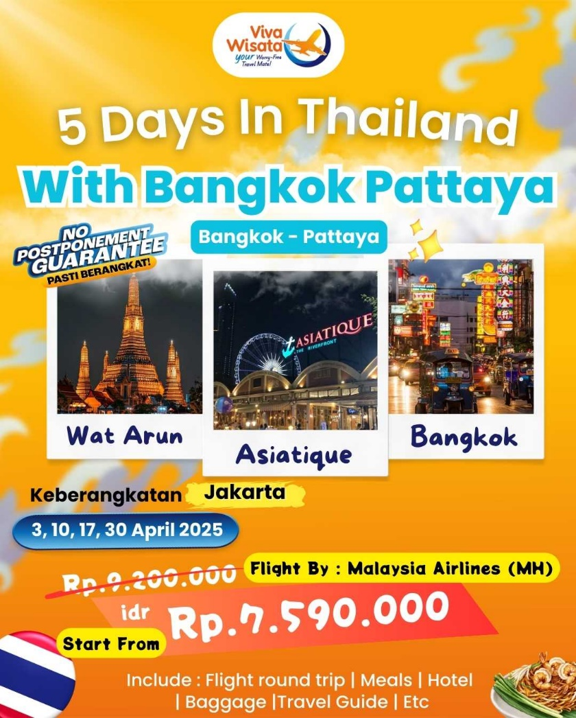 5 Days | In Thailand With Bangkok Pattaya (April 2025)
