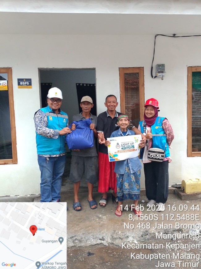 Ibu Mistriani, penerima bantuan progam LUTD. (Foto istimewa)