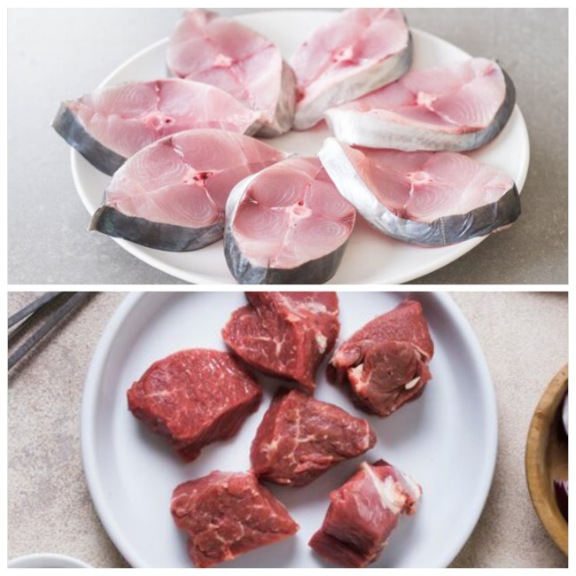 Daging tanpa lemak dan ikan. (Foto: Freepik) 