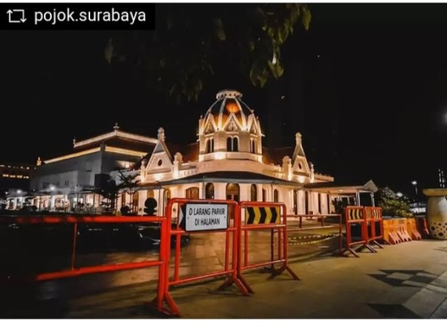 Alun-alun Surabaya. (Foto @alun-alunsurabaya)