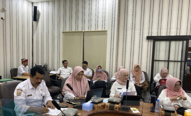 Suasana rapat pembahasan Rancangan Awal (Ranwal) Rencana Pembangunan Jangka Menengah Daerah (RPJMD) 2025-2029. (Foto: istimewa)