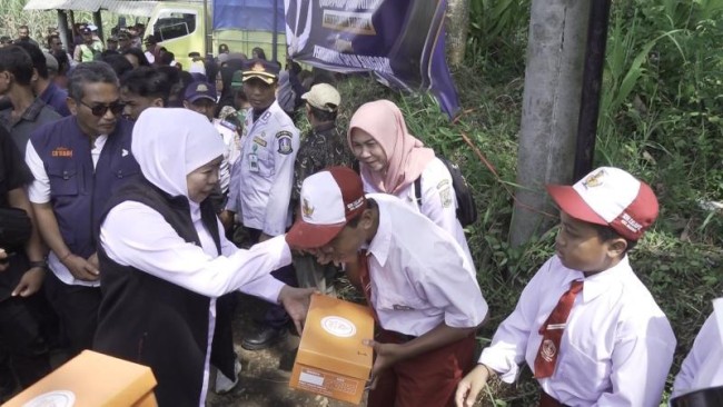 pemberian sepatu. 