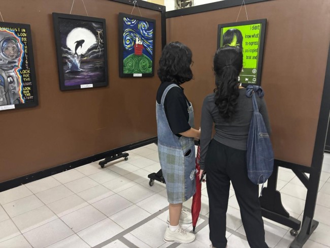 Pameran seni rupa siswa SMA Dempo. (Foto: istimewa)