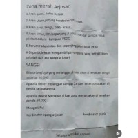 Ramai di Media Sosial Aturan Zona Merah Ojol di Arjosari, Warganet: Aturan Lama