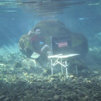 Wisata Alam  Sendang Seruni Banyuwangi Tawarkan Spot Foto Underwater Air Tawar 