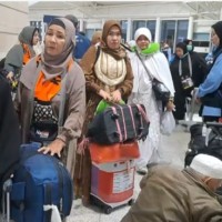 388 Jamaah Haji Kloter UPG 1 Makassar Diterbangkan Perdana dari Bandara Madinah