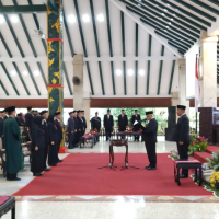 Bupati Sanusi Lantik 4 Pejabat Pemkab Malang, Ingatkan Jangan Sampai Langgar Sumpah: Bisa Kualat 