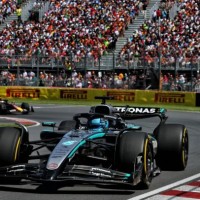 George Russell Menangi GP Kanada 2025, McLaren Gagal Total Usai Tabrakan Internal