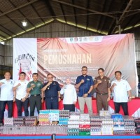 Pemkab Malang Komitmen Gempur Rokok Ilegal, 3,5 Juta Batang Turut Dimusnahkan Bersama Bea Cukai