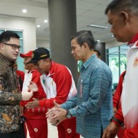 Lepas Kontingen ke Porprov IX Jatim, Mas Dhito: Kalau Dicurangi, Jangan Balas!