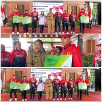 BPJS Ketenagakerjaan Nganjuk Dukung Kontingen Porprov IX Jatim 2025: Lindungi Atlet, Bangun Prestasi
