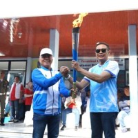 Wali Kota Malang Terima Api Porprov IX Jawa Timur, Langsung Kirab di 5 Kecamatan