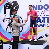 Pebalap Jatim Juara Nomor Men Elite ITT  Hari Pertama Kejurnas Balap Sepeda 2025