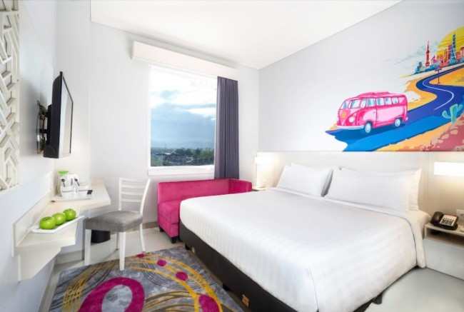 Salah satu tipe kamar di favehotel Malang. (Foto: istimewa)