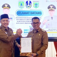 Wali Kota Batu Tanda Tangani Kesepakatan Penarikan Batas Wilayah dengan Kabupaten Pasuruan