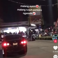 Konvoi PSHT Tutup Jalan Exit Tol Pakis Dini Hari Tadi, Bikin Warganet Geram